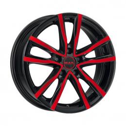 MAK Milano 6.5x16 PCD5x114.3 ET40 Dia76 Black and Red