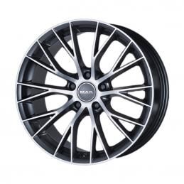 MAK Munchen 8.5x19 PCD5x112 ET35 Dia76 Gunmetal Mirror Face