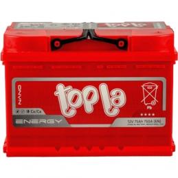 TOPLA  Energy  75Ah  750 En (обр)  108275 276х175х190