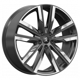 КиК КР014 (20_Discovery Sport) 8x20 PCD5x108 ET45 DIA 63.35  Diamond Black Gris