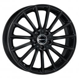 MAK Komet 7.5x17 PCD5x112 ET36 Dia66.6 Gloss Black Mirror Ring