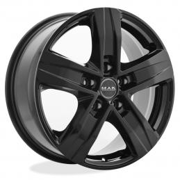 MAK Stone 5 6.5x16 PCD5x118 ET65 Dia71.1 Gloss Black