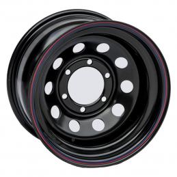 Off-Road Wheels Диск усиленный стальной черный 8x16 PCD6x139.7 ET-3 Dia110 Черный